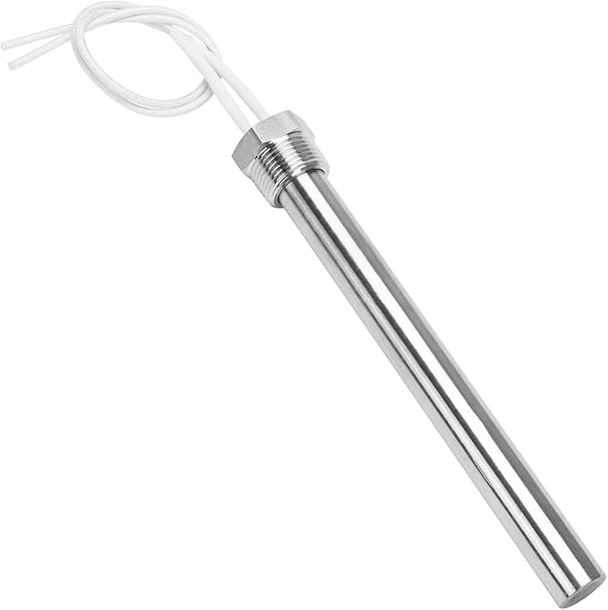 DERNORD Immersion Cartridge Heater 240V 1000W Hot Rod Heating Element Replacement 3/4 Inch Thread