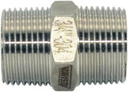 3/4" x 3/4" NPT Male Threaded Hex Nipple,Stainless Steel 304 Quick Coupler Pipe Fitting