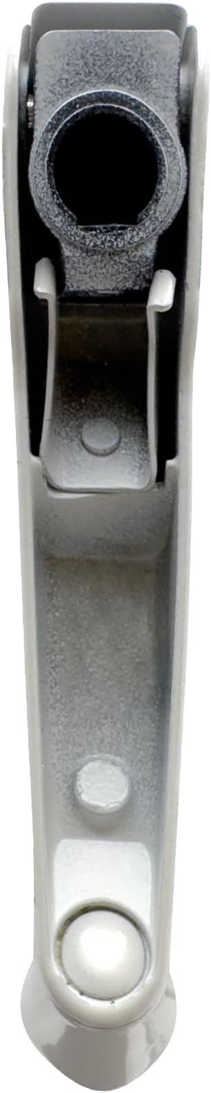 Casement Window Crank Handle Replacement with Folding Low Profile Design, Durable White Finish, Works On Casement and Awning Windows. Fits Milgard Windows and Some Other Window Brands.