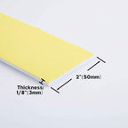 High Density Insulation Tape, Foam Tape with Adhesive- Weather Stripping, Waterproof, Door Seal, Windows, Air Conditioning, HVAC, Pipes, Adhesive Insulation Strips (White, 33Ft x 1/8” x 2”)
