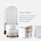 Country Chic All-in-One Chalk Paint for Furniture, Cabinets, Home Decor, Eco-Friendly, Matte Finish, Built-In Primer & Top Coat for Wood, Metal - Lazy Linen (Light Grey) - 4 oz (118 ml)