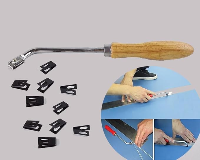 Beyondlife 1600W Plastic Welding Kit Hot Air Welder Heating Gun PVC Vinyl Rod Welding Hot Gas Pistol Tool, with Various Welding Nozzles, Handheld Floor Groover