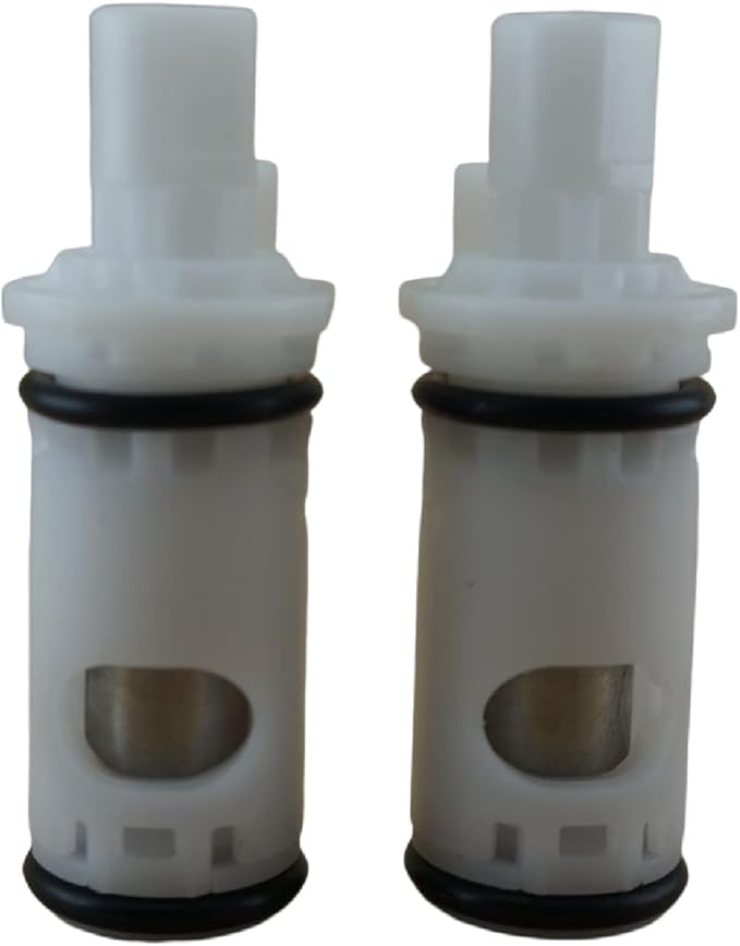 ALITZ 1224 / 1224B Replacement Faucet Cartridge 2-Pack – Compatible with Moen Two Handle Faucets & Tub Showers – Hot & Cold Water, Fix Leaks, Smooth Handle Rotation
