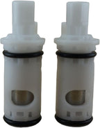 ALITZ 1224 / 1224B Replacement Faucet Cartridge 2-Pack – Compatible with Moen Two Handle Faucets & Tub Showers – Hot & Cold Water, Fix Leaks, Smooth Handle Rotation