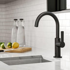 KRAUS Oletto Single Handle Kitchen Bar Faucet in Matte Black, KPF-2822MB