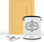 ALL-IN-ONE Paint, Durable cabinet and furniture paint. Built in primer and top coat, no sanding needed. Includes our 30 featured color card - Naples (sunny yellow), Gallon