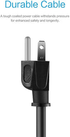 KMC 6-Outlet Surge Protector Power Strip 10-Pack, 735 Joules, Overload Protection, 2-Foot Cord