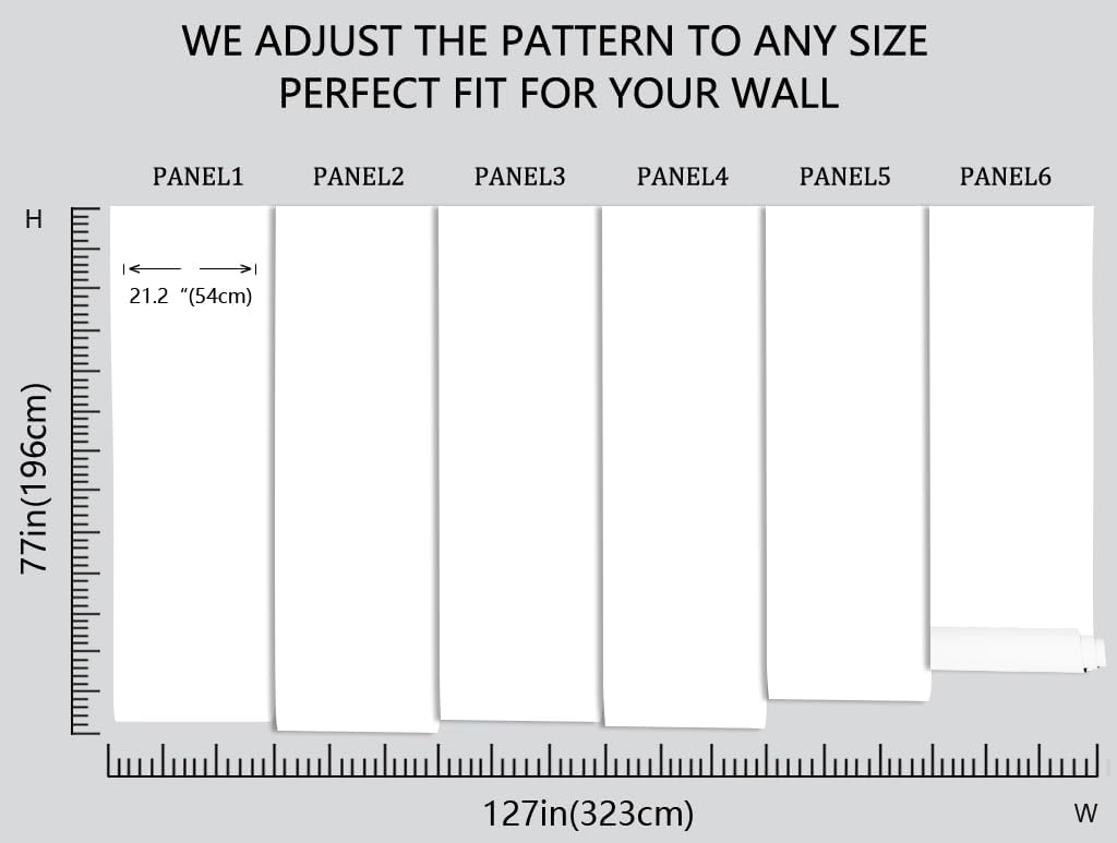 Large Banana Leaf Wallpaper on Gray Background, Art Wall murals for Bedroom, Living Room, Bathroom(Non-self-Adhesive)