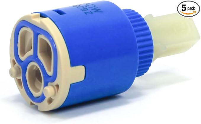 25mm Faucet Cartridge Replacement (N25DW Set of 5), CUPC Certified, Single Handle Faucet Valve for Kohler GP1093674 Sub Assembly, N25D