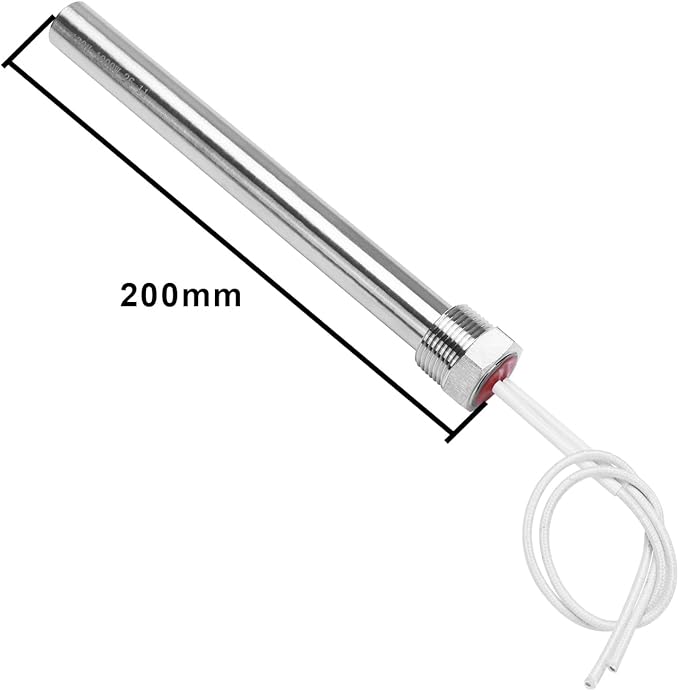 DERNORD Immersion Cartridge Heater 120V 1000W Hot Rod Heating Element Replacement 3/4 Inch Thread