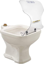 The Shield Plexiglass Splash Guard hopper or service sink personal protective equipment sneeze guard