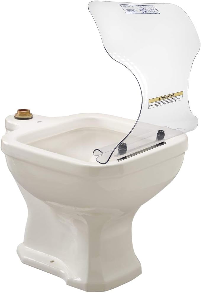 The Shield Plexiglass Splash Guard hopper or service sink personal protective equipment sneeze guard