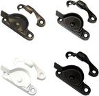 QCAA Zinc Die Cast Window Sash Lock, 2-7/16", Brushed Antique Brass, 12 Pack, Made in Taiwan