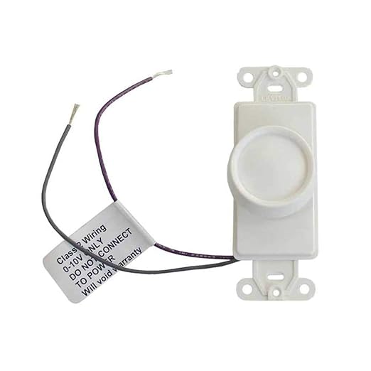 Dimming Control - 0-10V Low Voltage Wall Mount Control
