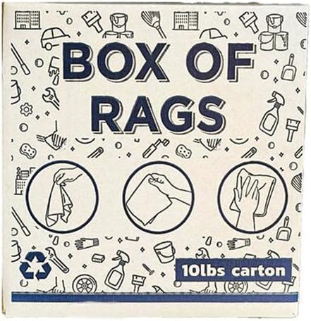 Recycled Color Terry Cloth Rags (600 lbs. Pallet - 60x10 lbs. Box) - Super Absorbent Cotton Towel Cleaning Rags for Garage, Shop Rags, Industrial Use & Housekeeping - Shop Rags Bulk