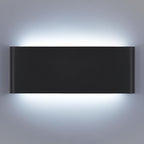 15"Modern LED vanity light,20W Dimmable 5 CCT (3000K-6500K) Adjustable Wall Lamp,Up and Down Wall Lighting,Indoor Wall Sconce for Bedroom,Staircase,Hallway,Dressing Table, 1Pack（Black）