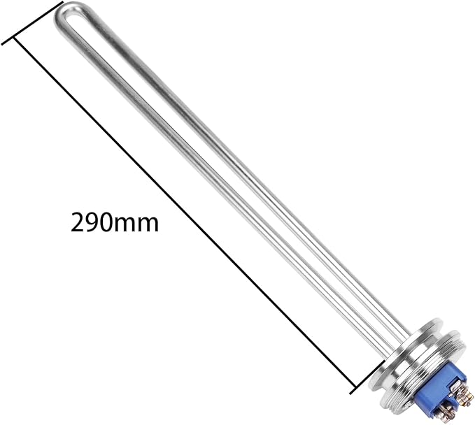 DERNORD 1.5 Inch (OD50.5mm) Tri-clamp Heating Element 240V 4500W Electric Water Heater High Watt Density