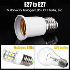E26 to E26 Socket Extender, 3CM/1.2IN Socket Extension, Lamp Bulb Socket Extension, Lamp Holder Adapter165℃ Heat-Resistant No Fire Hazard, Standard Light Bulb Base Extensio (5)