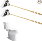 Hibbent 2 Pack Toilet Handle Replacement Compatible with TOTOTHU004-CP Trip Lvr for ST701, CST854, Side Mount Toilet Flush Handle, Tank Flush Lever, White