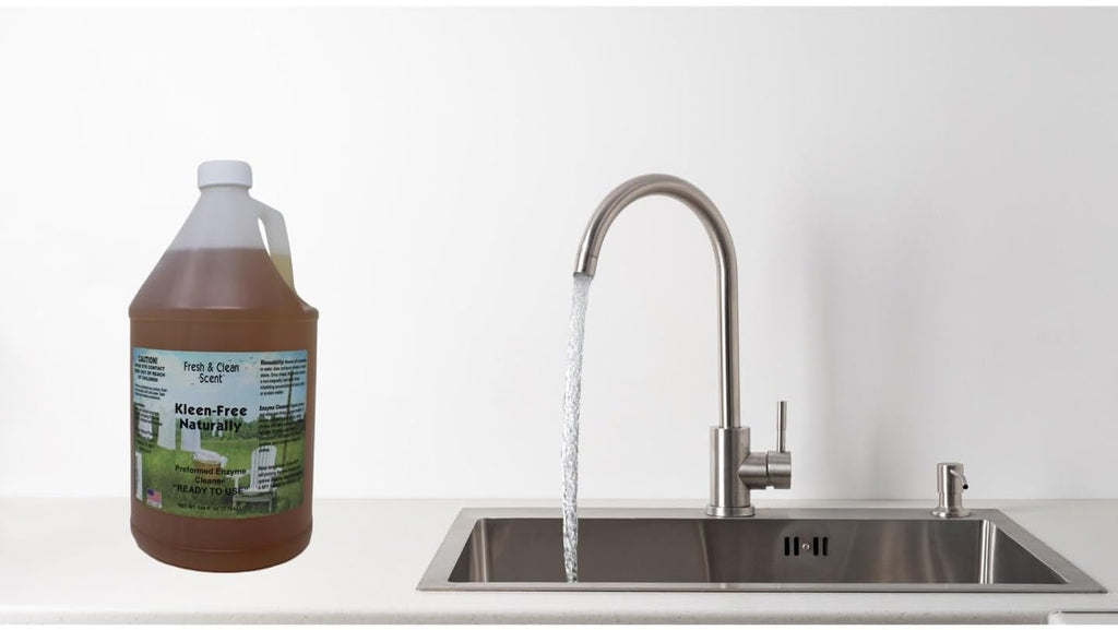 Naturally Preformed Enzyme Cleaner, Enzyme Solution, Multi-Purpose Cleaner, Laudry Additive, and More - Ready -To-Use - Fresh and Clean Scent - 128oz (1 Gallon) - Pack of 2