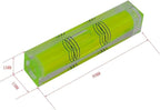 UMEI Triple line Extended Horizontal Test Level Bubble, Rectangular Horizontal Bubble (80X15X15MM) (Without magnet)