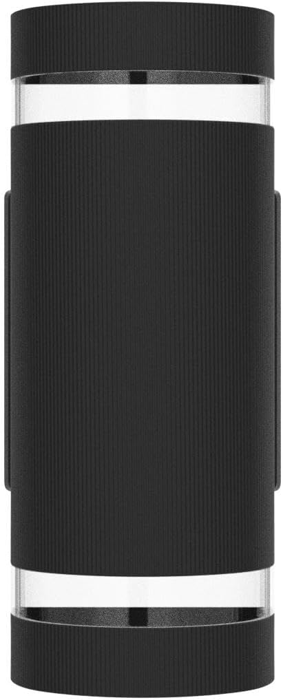 Dusk to Dawn Outdoor Lighting, Bling Exterior Wall Sconce - ETL Listed, Outdoor Light Fixtures Wall Mount Cylinder Design -White Up Down Outdoor Lights for House, Porch, Backyard (2 Pack)