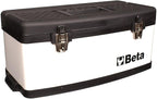 Beta C41H Two-Module Rolling Tool Chest, Detachable Tool Box, Telescopic Handles, White
