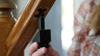 Adjustable Angle Connectors with Satin Black Shoes: 100 Connectors 100 Rake (for Installing 1/2” Metal Balusters)
