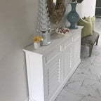 AMY HOWARD AT HOME Chalk-Based One Step Paint for Furniture, Cabinetry, Decor, Finish, and More | No Stripping, Sanding, or Priming | Ultra-Light Base | 16 Ounce | Ballet White