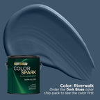 Rust-Oleum Color Spark Interior Paint and Primer in One, Semi-Gloss, Riverwalk, 1 Gallon