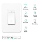 Kasa Smart Dimmer Switch HS220P3, Single Pole, Needs Neutral Wire, 2.4GHz Wi-Fi Light Switch Works with Alexa and Google Home, UL Certified,, No Hub Required, 3-Pack