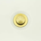 Bathroom Pop Up Sink Drain, Gold Vessel Vanity Sink Drain Stopper without Overflow