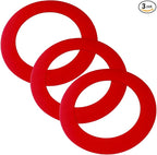 3 PCS Silicone Toilet Flush Valve Seal Replaces 630-0030,Flush Valve Service Kit for Mansfield 210 211 and 160,Toilet Tank Gasket Replacement Parts