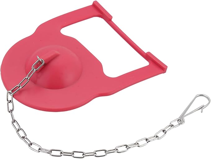 2 Inch Toilet Flapper Compatible with Kohler Hinge-Style Parts 84995 & 1000490 Toilet Flapper, Durable Rubber with Stainless Chain, 1Pc