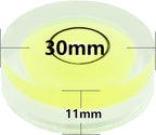 JYK 6pcs Round Bubble Level 30x11mm,Mini Circular Bullseye Spirit Levels for Leveling Camera Tripod Telescope Workshop Turntable Pictures Frame