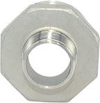 2" x 1" Male Threaded Reducing Nipple Fitting/Adapter,Stainless Steel SS304 NPT Pipe Hex Reducer