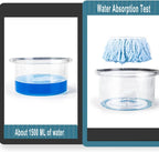 Spin Mop Refills Replacement 360° Microfiber Spin Mop and Bucket Head Round Shape Standard Size Easy Cleaning Spin Mop Systems 6-Pack White