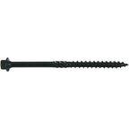 Jake Sales #14 X 4 Heavy Duty Black Timber/Log/Landscaping Wood Screws - Exterior Coated Heavy Duty Screws. 1 x Full Box - 600 Screws