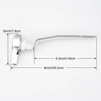 Toilet Handle for Kohler 87115-CP Left Trip Lever Service Kit, Toilet Handle Replacement Kit Side Mount, Toilet Tank Lever, 1-Pack Polished Chrome