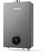 FOGATTI Natural Gas Tankless Water Heater Indoor - Max 7.5 GPM 170,000 BTU, CSA Certified Compact Design On Demand Instant Hot Water Heater - Instagas Comfort 170S Series