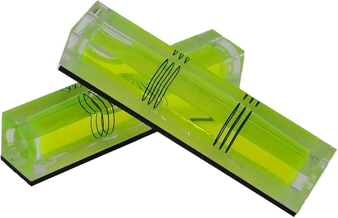 UMEI Triple line Extended Horizontal Test Level Bubble, Rectangular Horizontal Bubble (80X15X15MM) (With magnet)