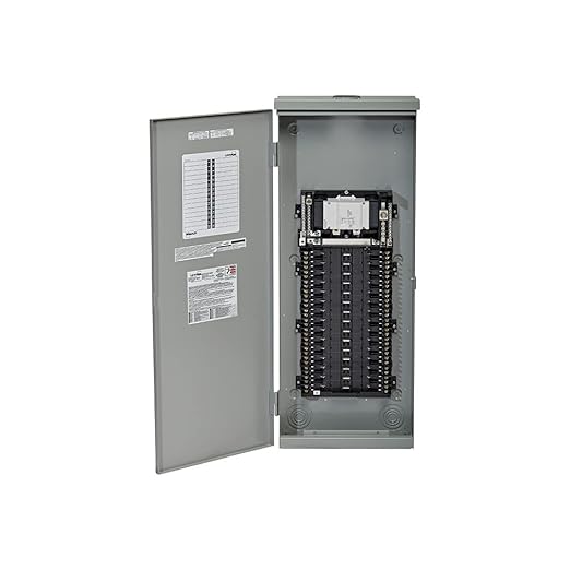 Leviton 30 Space Outdoor Load Center with 200A Main Circuit Breaker, LR320-BDD
