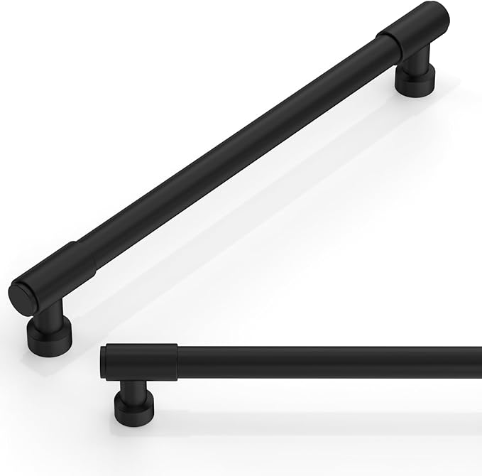 10 Pack Matte Black Cabinet Pulls 7.5 Inch(192mm) Kitchen Cabinet Handles Cabinet Hardware for Drawer Pulls