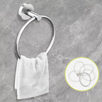 Cilee 10 Piece Brushed Nickel Bathroom Accessories Set, 16 inch Brushed Nickel Bathroon Hardware Set Towel Bar Ring Toilet Paper Holder Robe Towel Hook SUS304 Stainless Steel