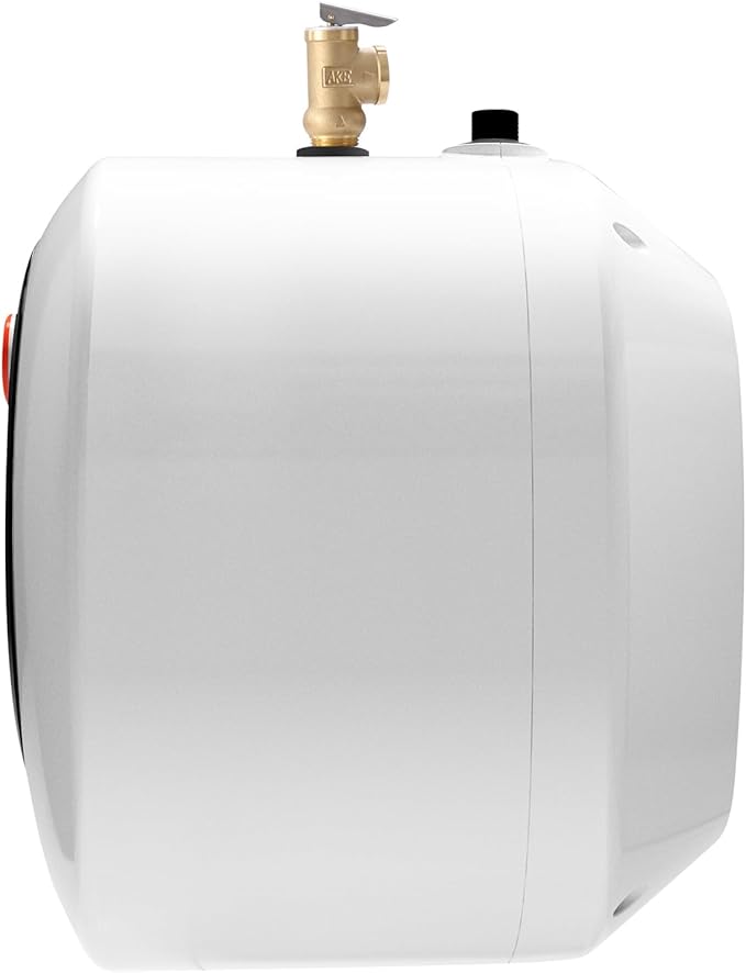 VEVOR Electric Mini-Tank Water Heater 4-Gallon Tank, 1440W Hot Water Boiler Storage, Safety Temperature Pressure Valve Easy Install, for Kichen Bathroom Restaurant, Shelf Wall Mounted