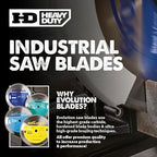 Evolution Power Tools 230BLADEAL Aluminum Cutting Saw Blade, 9-Inch x 80-Tooth