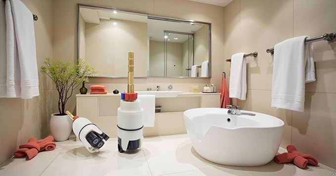 GA507024 Compatible with Gerber Plumbing Washerless Cartridge and Balancing Spool;Compatible With Tub And Shower Pressure Balance Valves