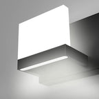 Tipace 8 Lights Modern LED Black Vanity Light for Bathroom Wall Light Up and Down LED Bathroom Light Fixtures Over Mirror(White Light 6000K)