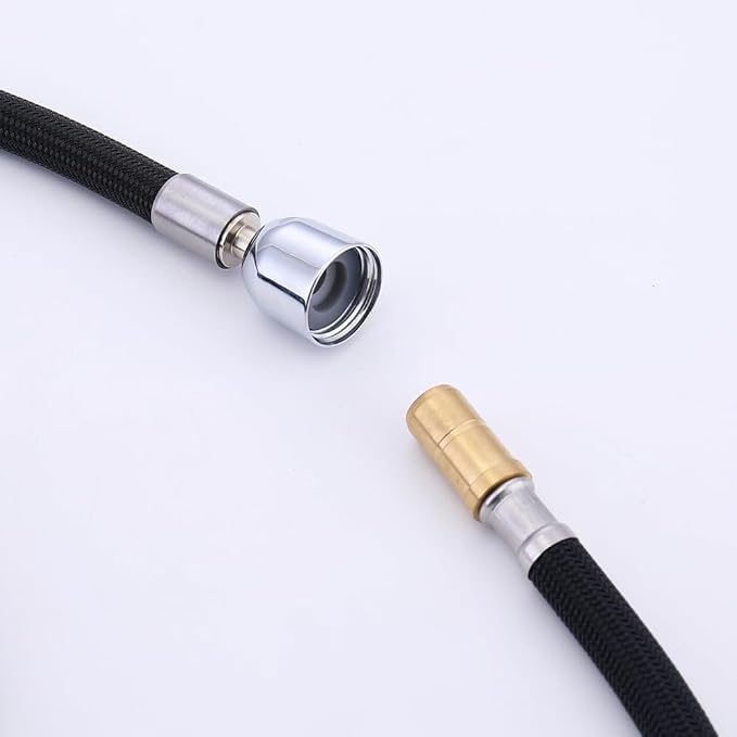 1114379-BC Faucet Hose Kit for for KOHLER 1219935-BC Pull-Down Pull Out Kitchen Faucet Hose Replacemnet Part Kit,67-Inch Bright Chrome Finish