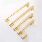 COTYKILEY 10 Pack 10 Inch(256mm) Brushed Brass Cabinet Handles Gold Kitchen Cabinet Pulls Cabinet Door Handles Kitchen Cabinet Hardware